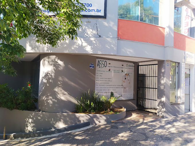 Fachada da clínica ASSO em Guarulhos